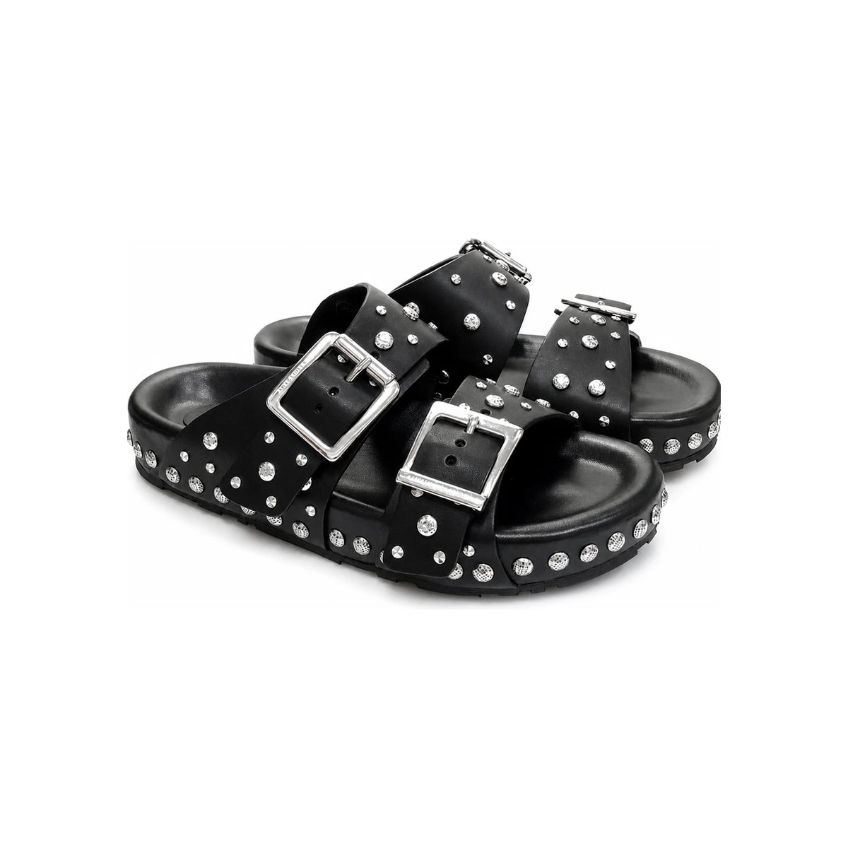 Alexander Mcqueen Men's Studded Sandals 510443 WHRV4 1081