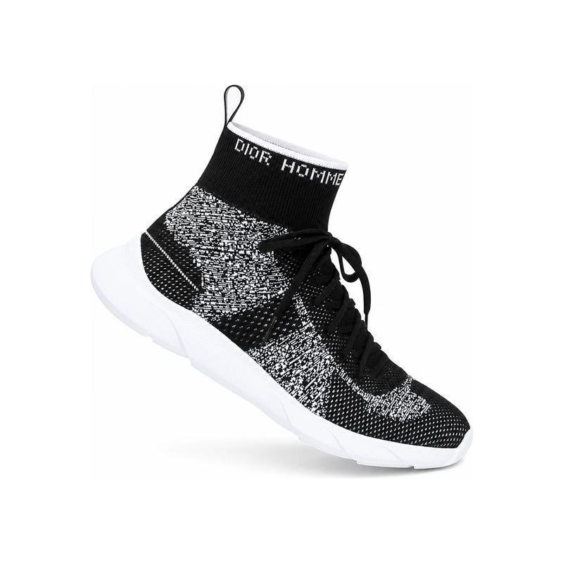 DIOR Adonis Homme Sock High-Top Sneakers White