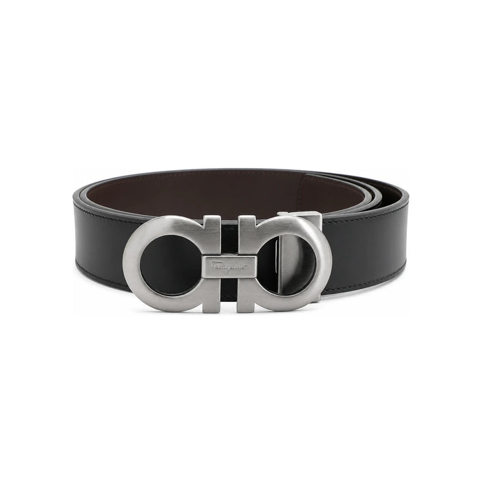 Ferragamo Gancini Men's Reversible Leather Belt 0170464231