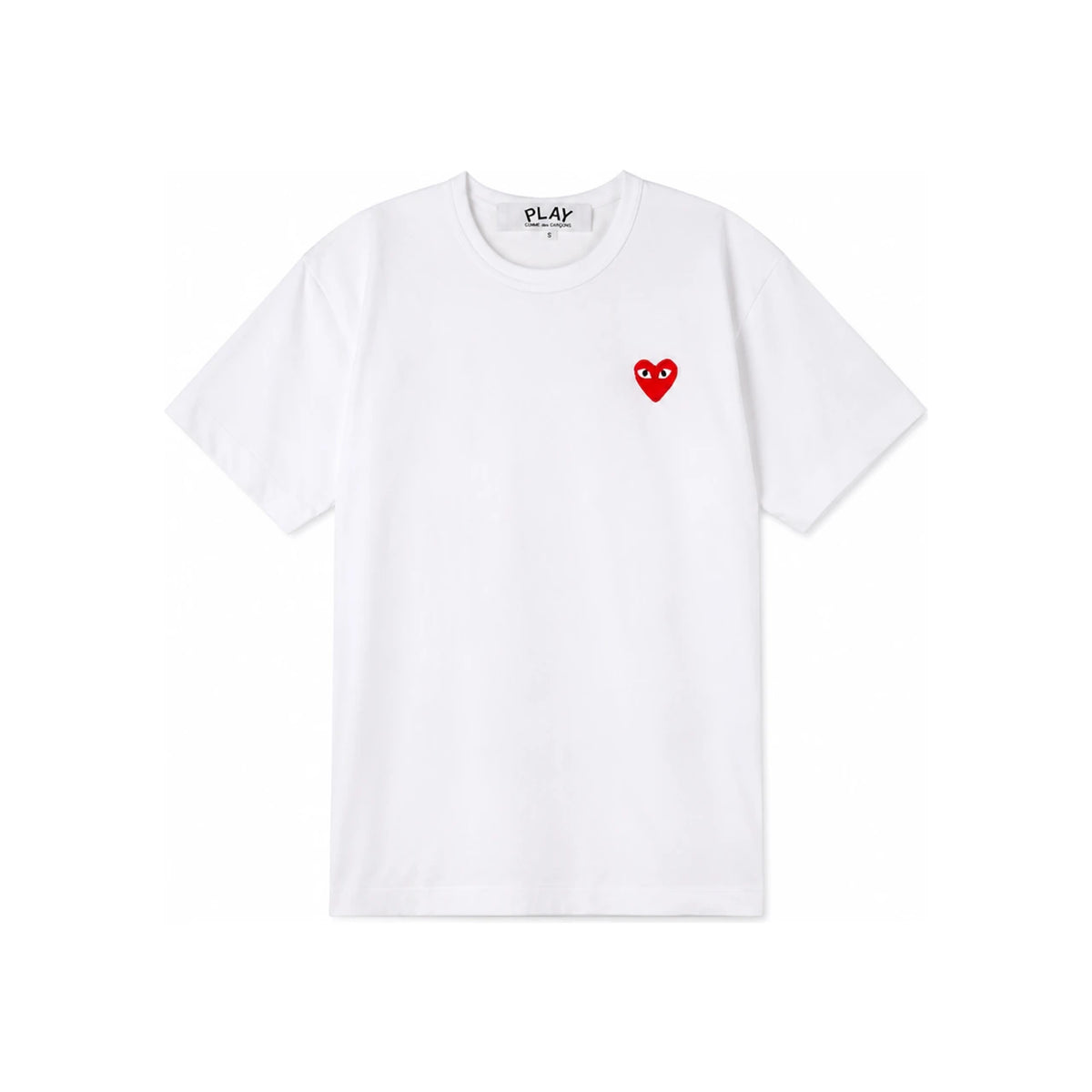Comme des Garcons Red Heart Patch Unisex Short Sleeve T-Shirt AZ T108 051 2