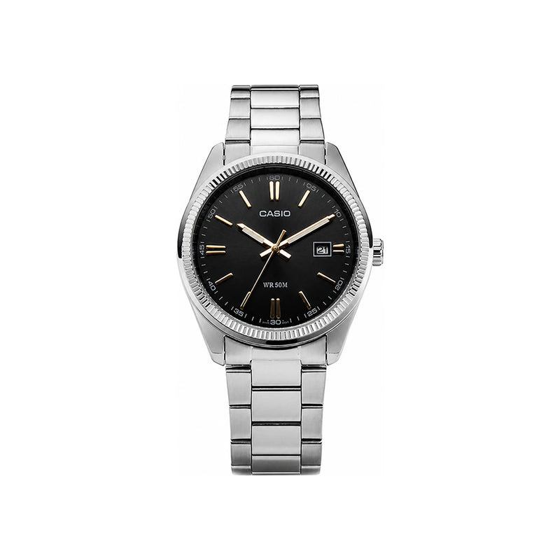 Casio Black Dial Stainless Steel Analog Men’s Wat MTP 1302D 1A2VDF MTP 1302D 1A2