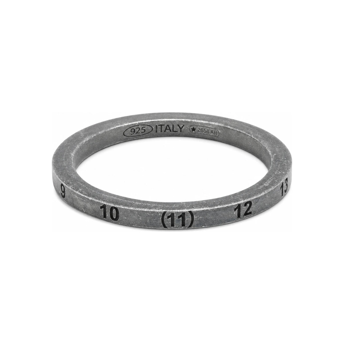 Maison Margiela Silver Number Slim Ring SM1UQ0039 S12895 953