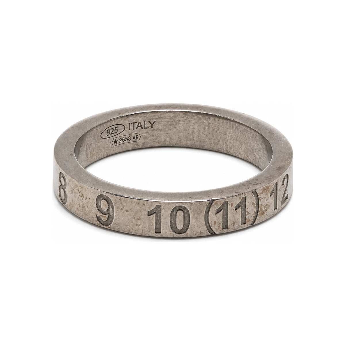 Maison Margiela Silver Numbers Logo Ring SM1UQ0040 S12895 951