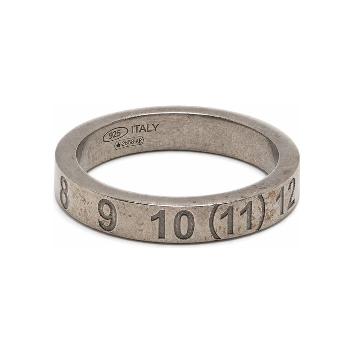 Maison Margiela Silver Numbers Logo Ring SM1UQ0040 S12895 951