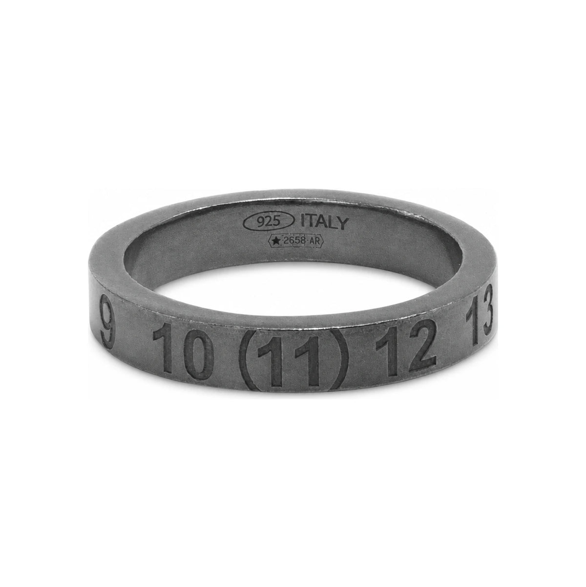 Maison Margiela Unisex Silver Numbers Logo Ring SM1UQ0040 S12895 953
