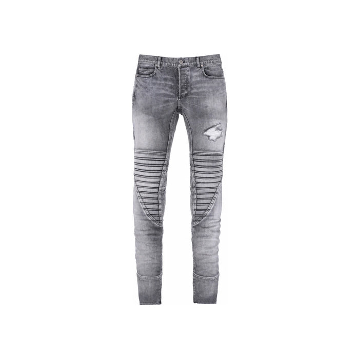 Balmain Men's Slim Fit Denim Jeans VH1MG035 117D 9AA