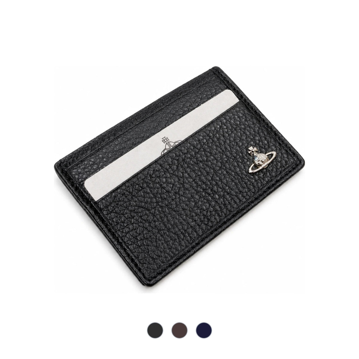 Vivienne Westwood Men's Silver-Tone Logo Bifold Card Holder 51040063