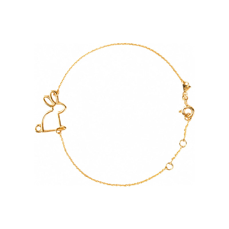 ALIITA Rabbit Charm Bracelet HRPU8U0000YG09K