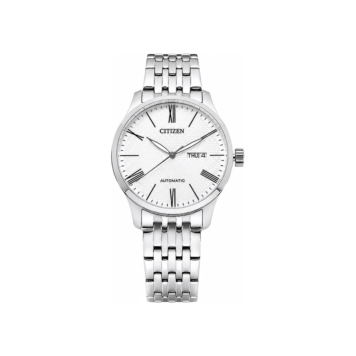CITIZEN Silver Stainless Steel Automatic Men’s Watch NH8350 59A