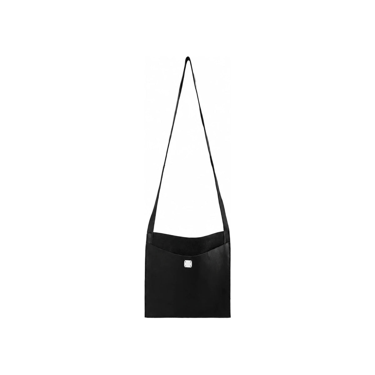 GUIDI Horse Full Grain Leather Men’s Crossbody Bag PKT2 BLKT