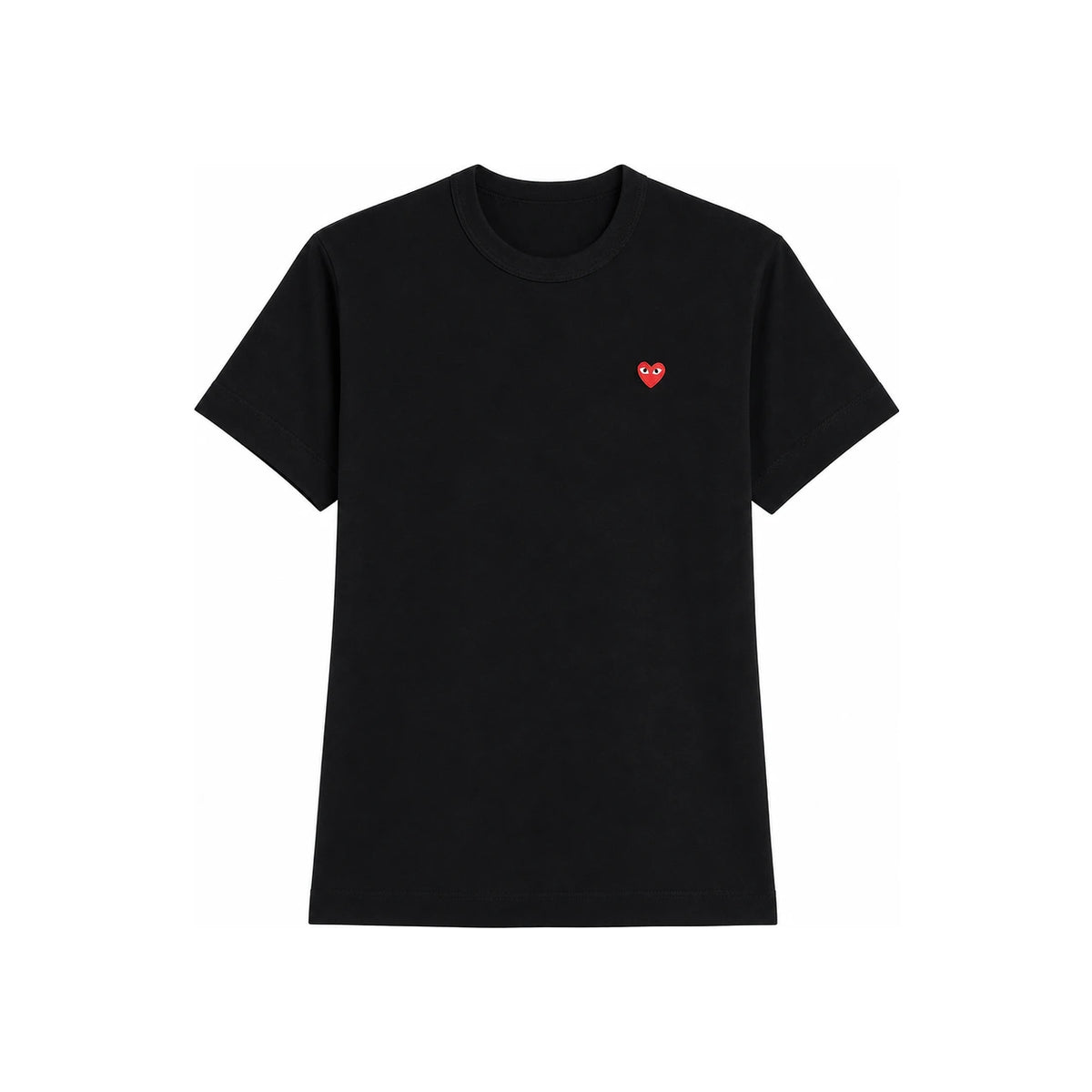 Comme des Garcons Mini Red Heart Patch Women’s Short Sleeve T-Shir AZ T303 051 1