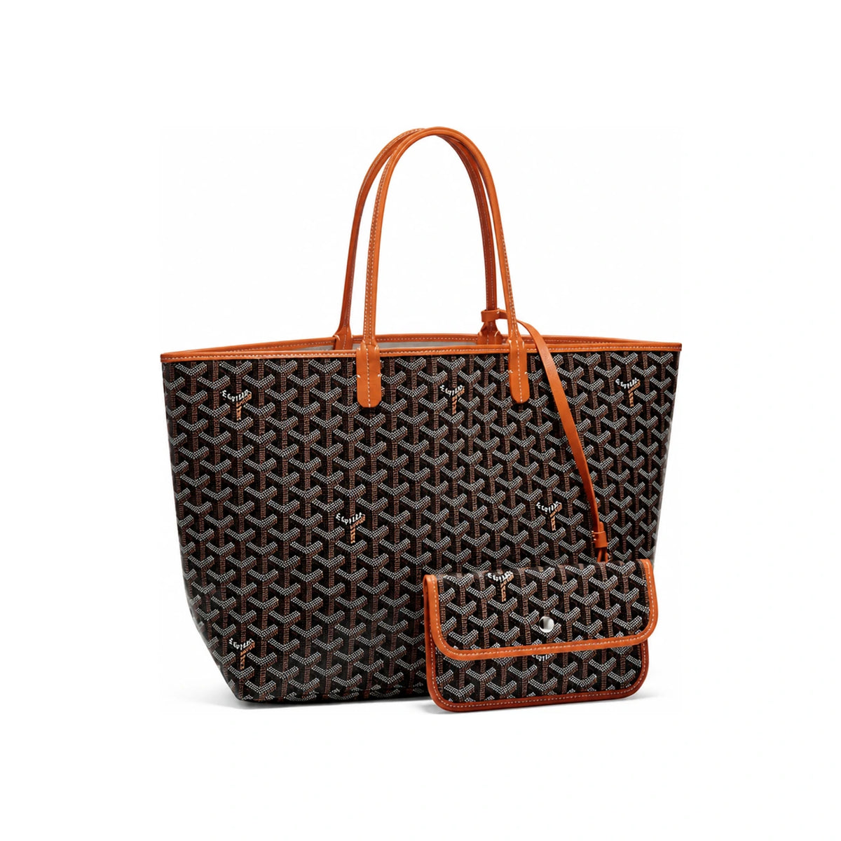 GOYARD Saint Louis PM Tote Brown Black Tan Women’s Bag