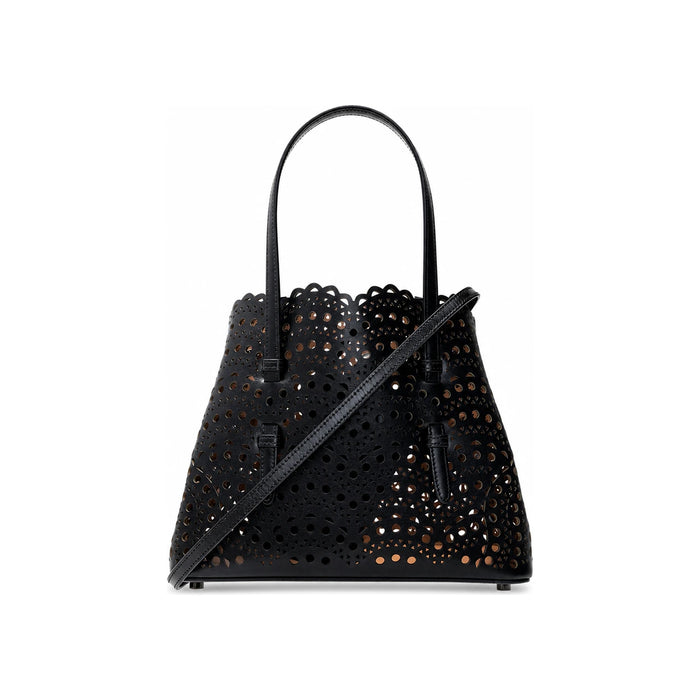 ALAIA Mina Wave Tote Bag Black Women’s