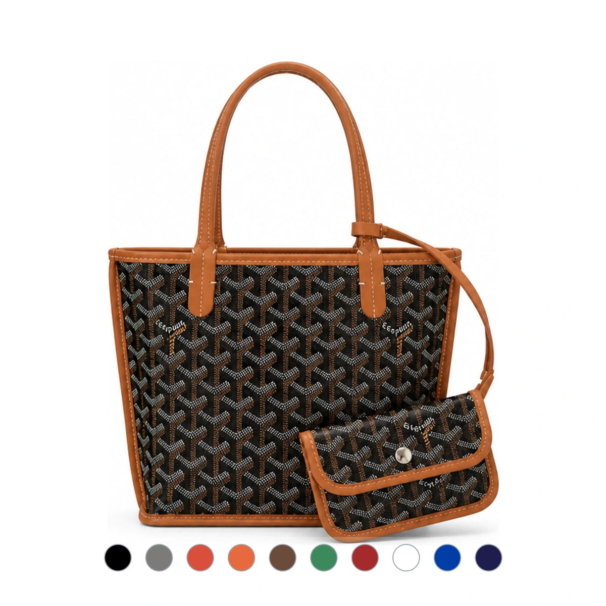 GOYARD Black Anjou Mini Tote Bag for Women