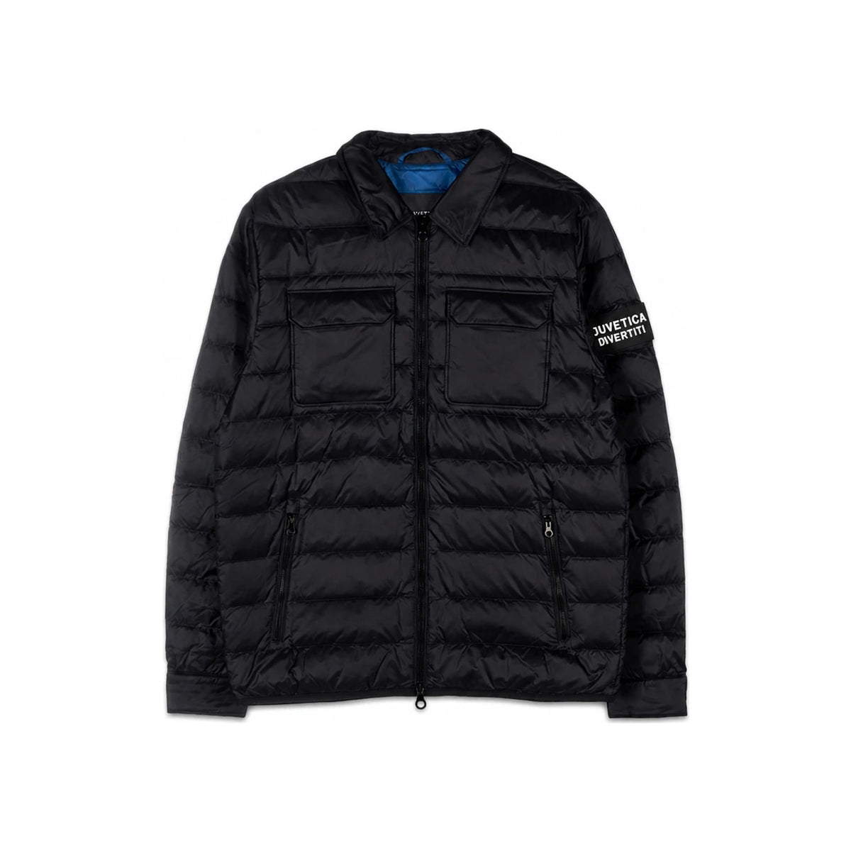 Duvetica BOSCHETTI Logo Puffer Jacket Black VUDJ06225K0001 BKS