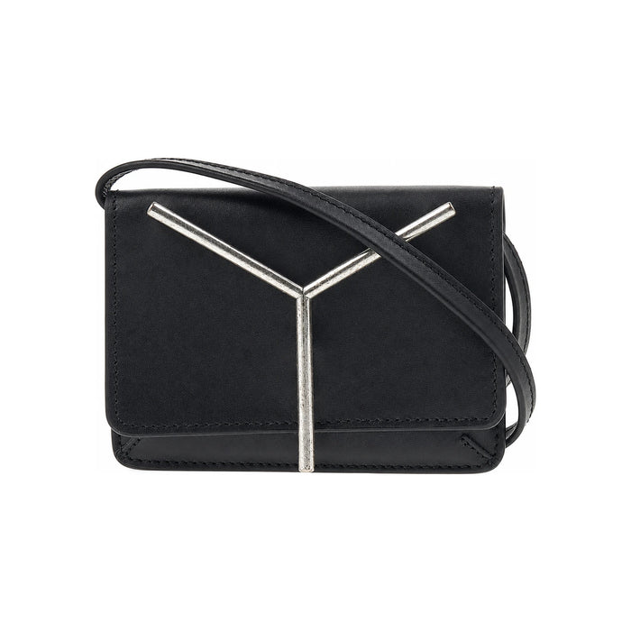Y PROJECT Men's Y Logo Black/Silver Crossbody Bag WBAG16S23S27 BLACK SILVER 2