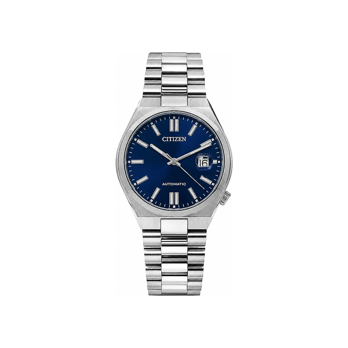 CITIZEN Blue Dial Stainless Steel Men’s Watch NJ0150 81L