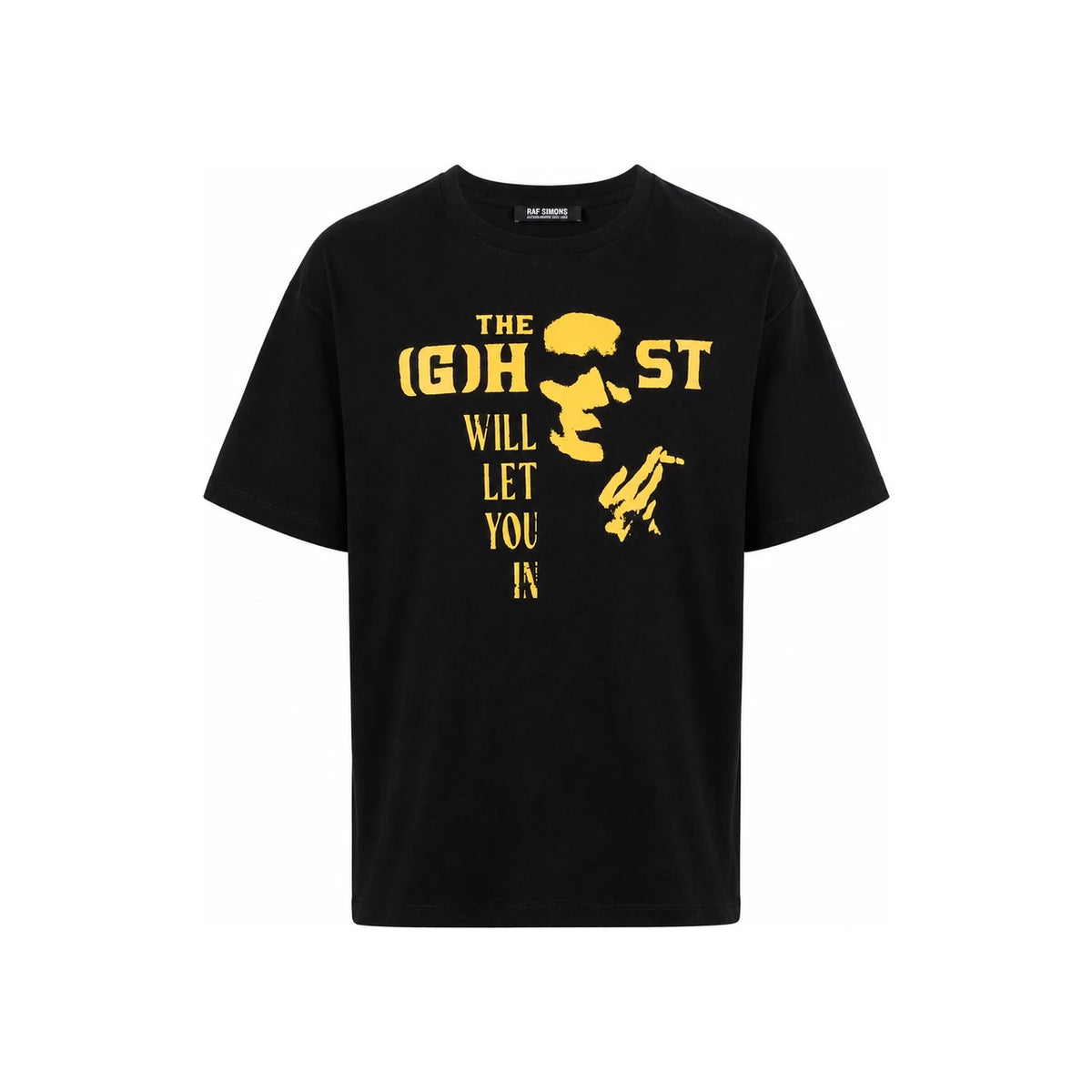 Raf Simons Ghost Print Oversized Short Sleeve T-Shirt 222 M120 19001 0099
