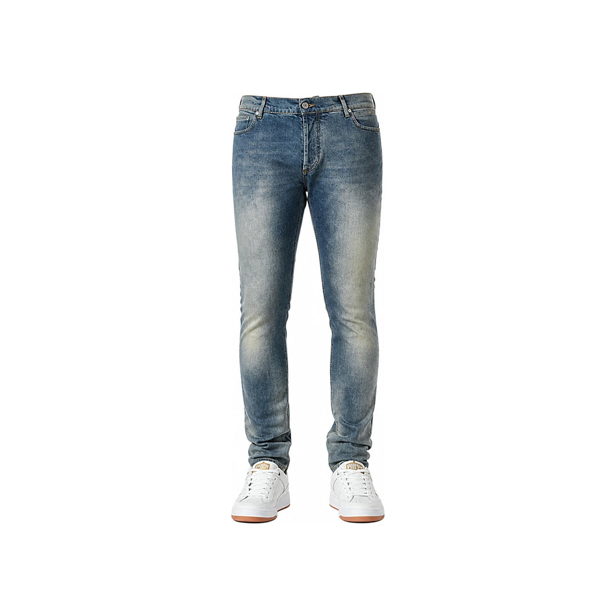 Balmain Slim Fit Blue Denim Jeans for Men