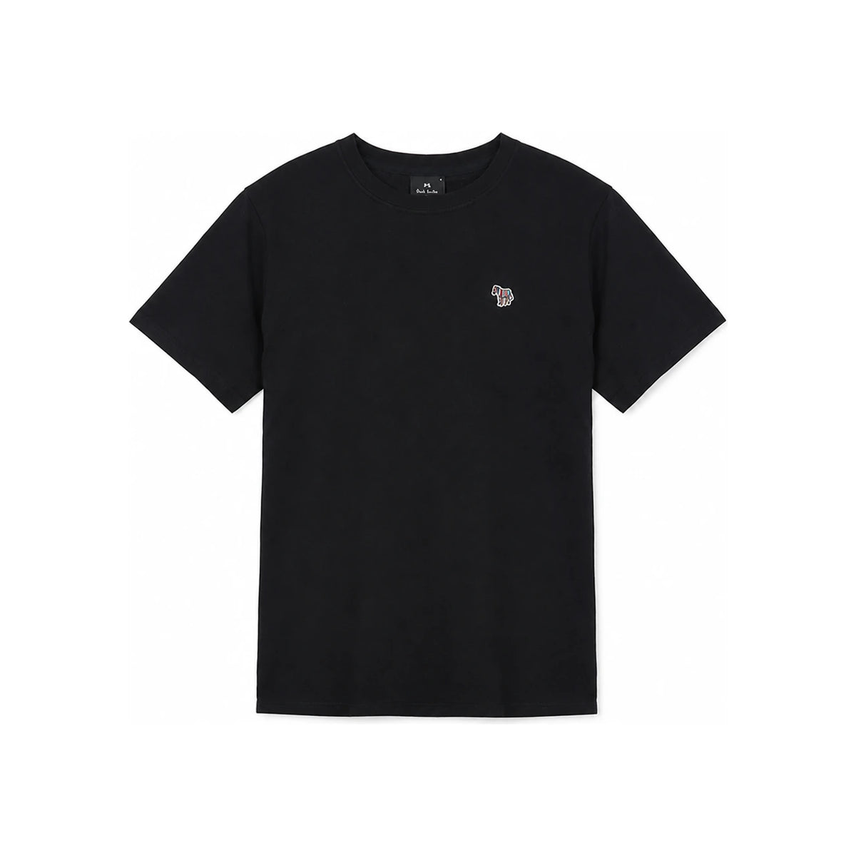 Paul Smith Zebra Patch Short Sleeve T-Shirt M2R 011R VP5617 79 BLACK DOM