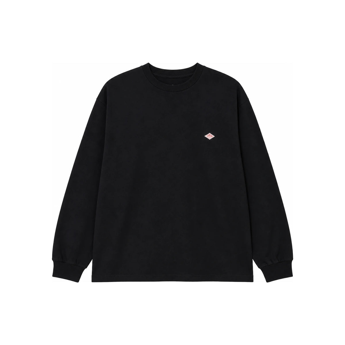 DANTON Stripe Black Long Sleeve T-Shirt DTC0200 TCB