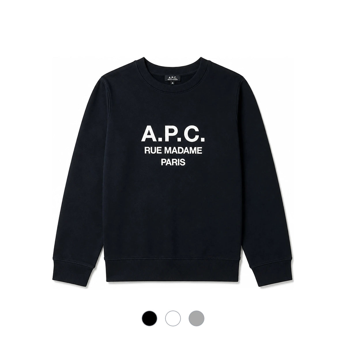 A.P.C. Women's VPC Logo Crewneck Sweatshirt COECQF27644