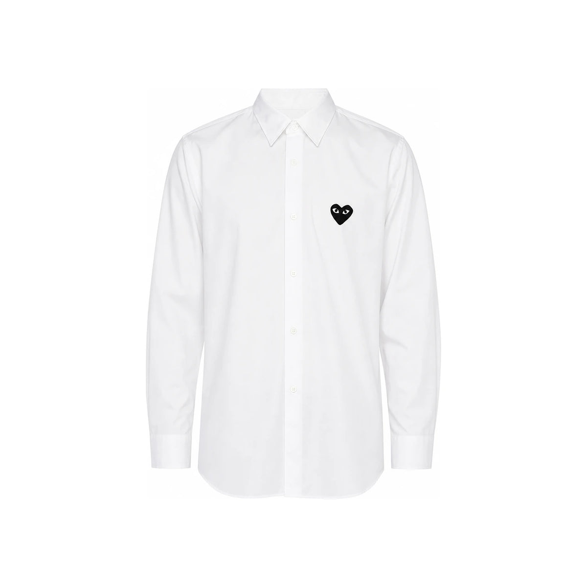 Comme des Garcons Black Heart Patch Men’s Long-Sleeve Shirt AZ B004 051 2