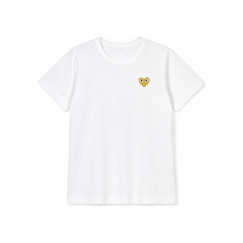 Comme des Garcons Gold Heart Logo Women’s Short Sleeve T-Shirt AZ T215 051 4