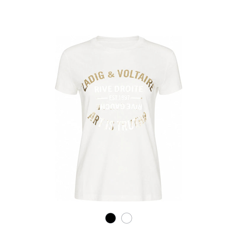 Zadig&Voltaire Logo Short Sleeve T-Shirt JWTS01536