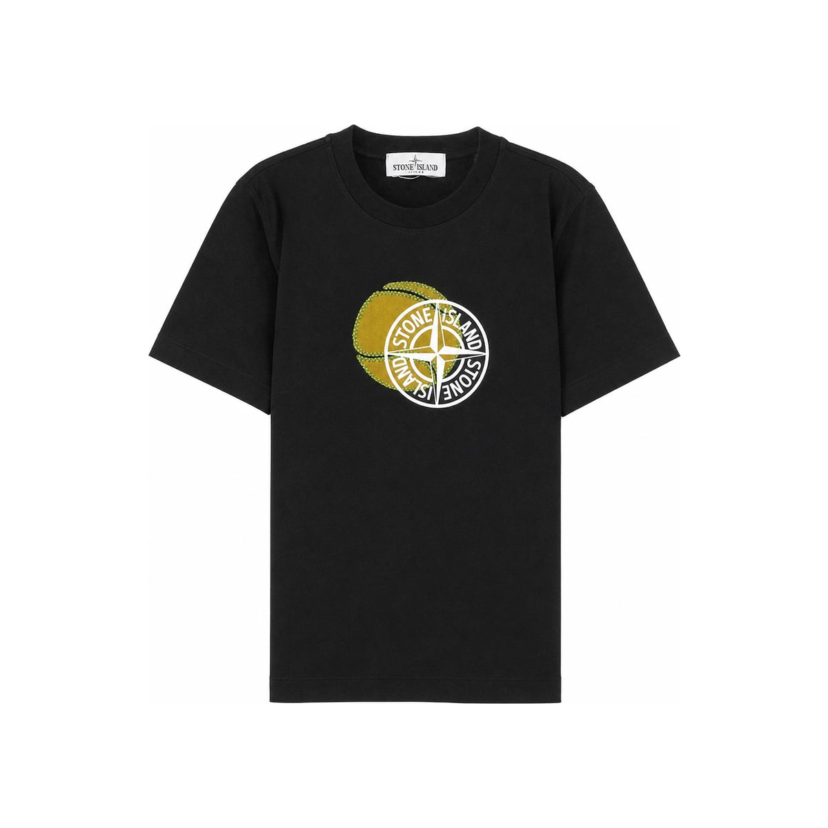 STONE ISLAND Junior Basketball T-Shirt Black 781621070 V0029