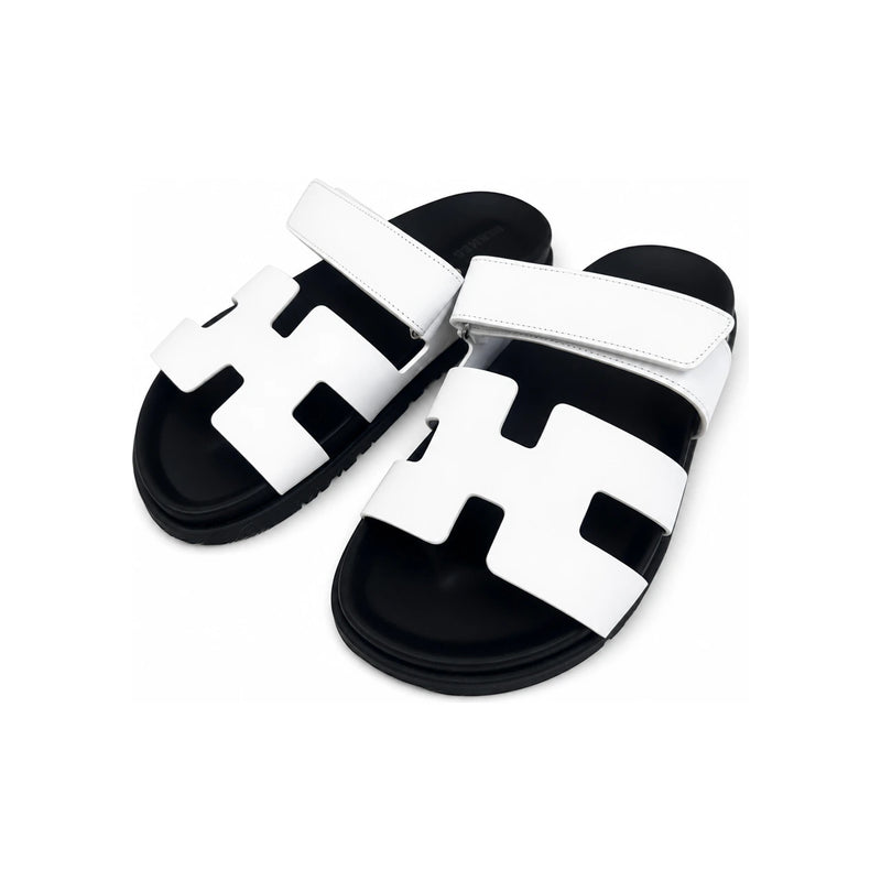 HERMES Chypre Women’s Sandal Slides Black
