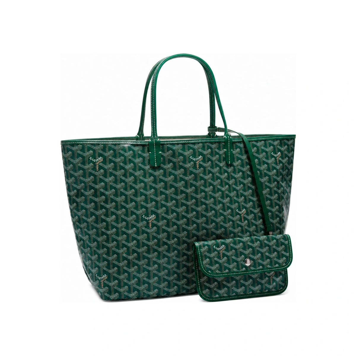 GOYARD Saint Louis PM Tote Bag Green Women’s