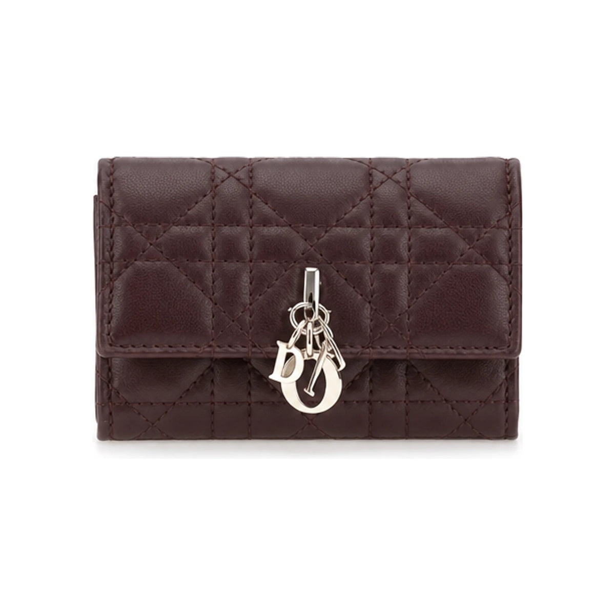 DIOR Miss Dior XS Black Leather Bifold Wallet S0966ONMJ