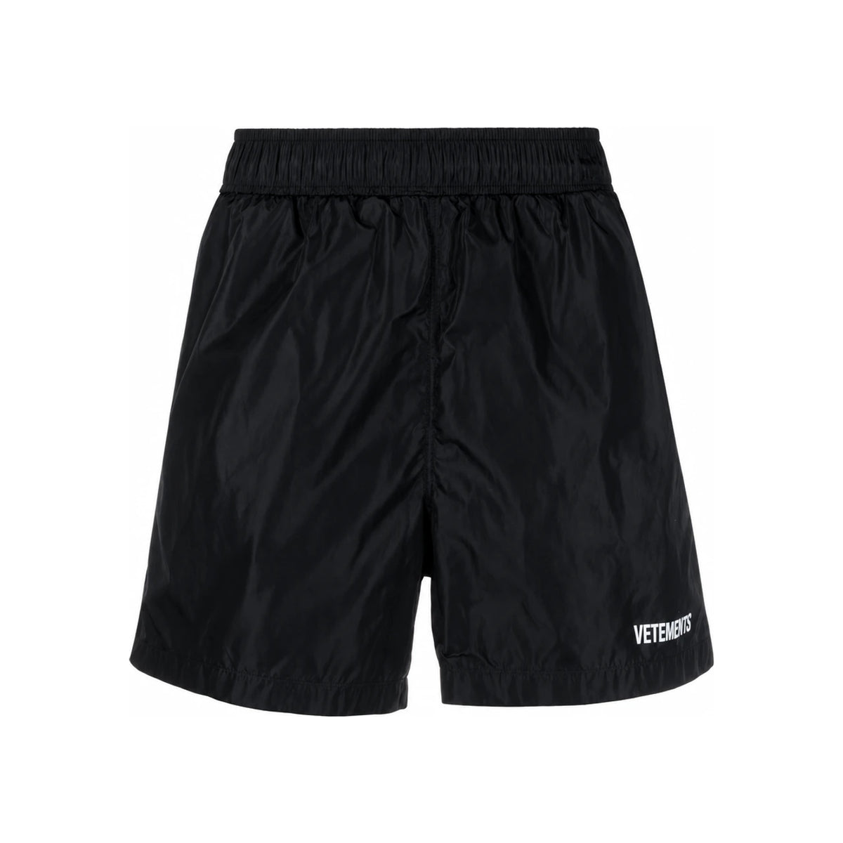 Vetements Logo Print Track Shorts ME63SW700B BK