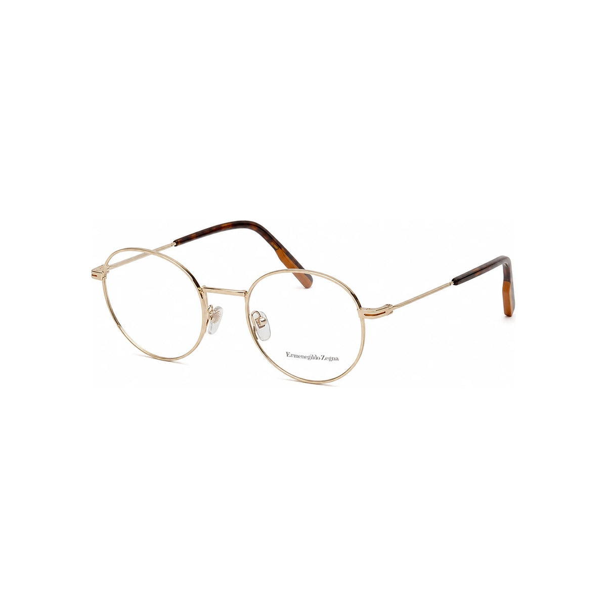 Zegna Gold Metal Unisex Eyeglass Frame EZ5167 032