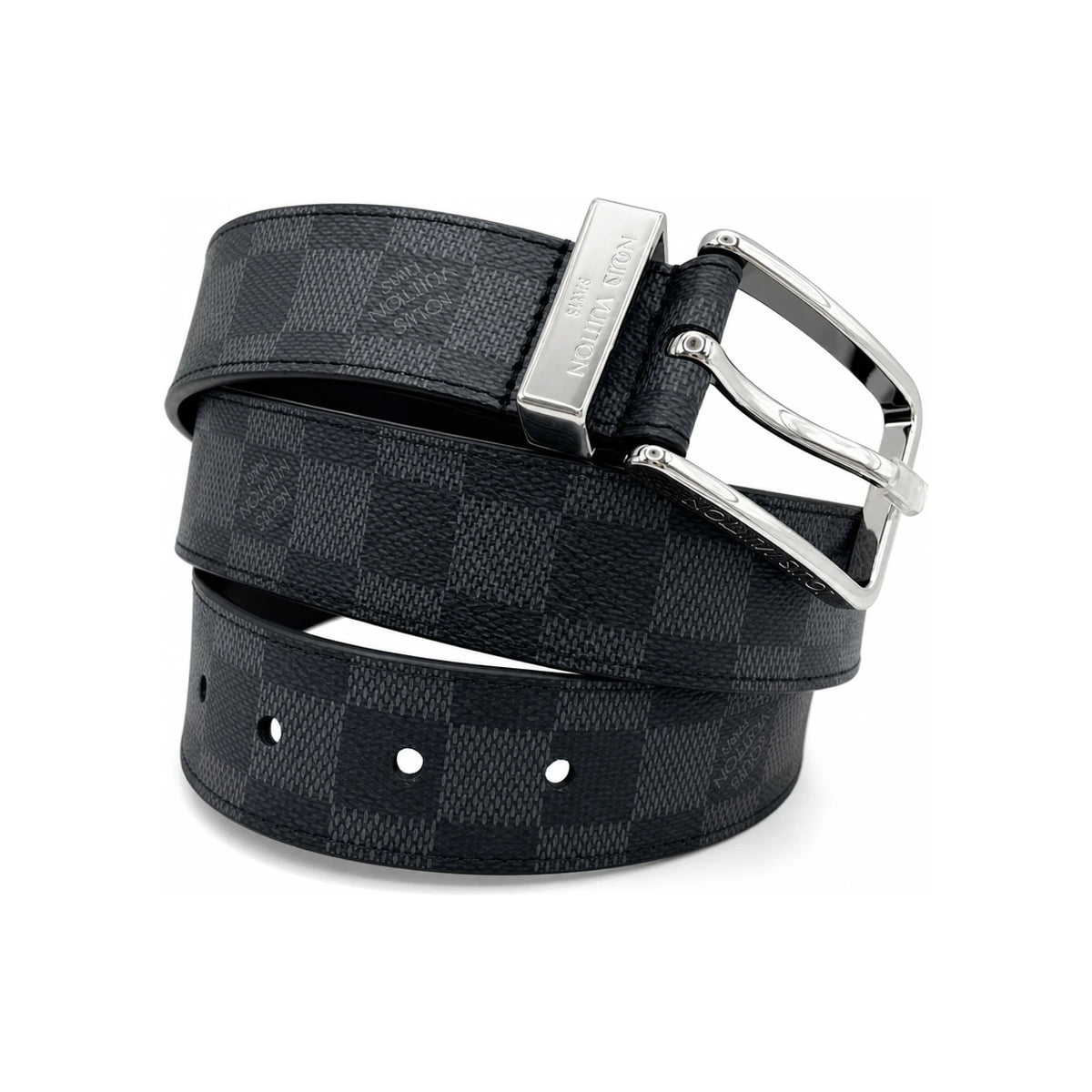Louis Vuitton Damier Pont Neuf 35mm Men's Belt M8200T