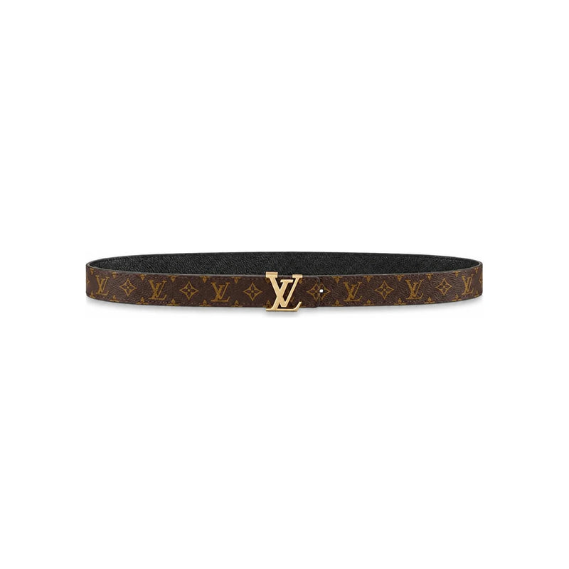 Louis Vuitton Mini 25mm Coated Canvas Brass Belt M0570