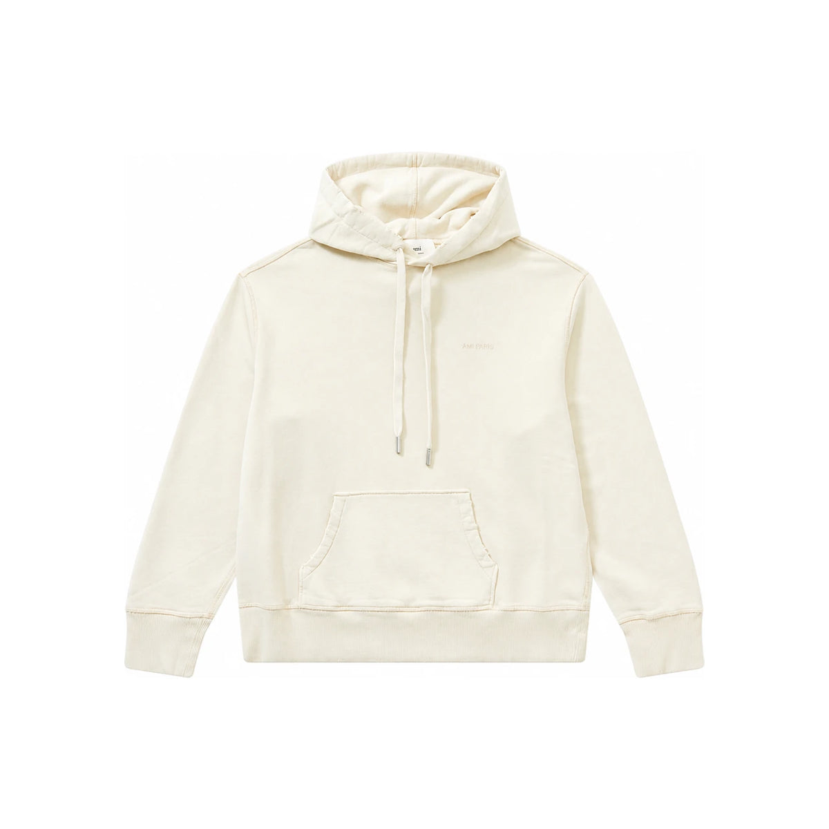 AMI Unisex Cotton Hoodie Black