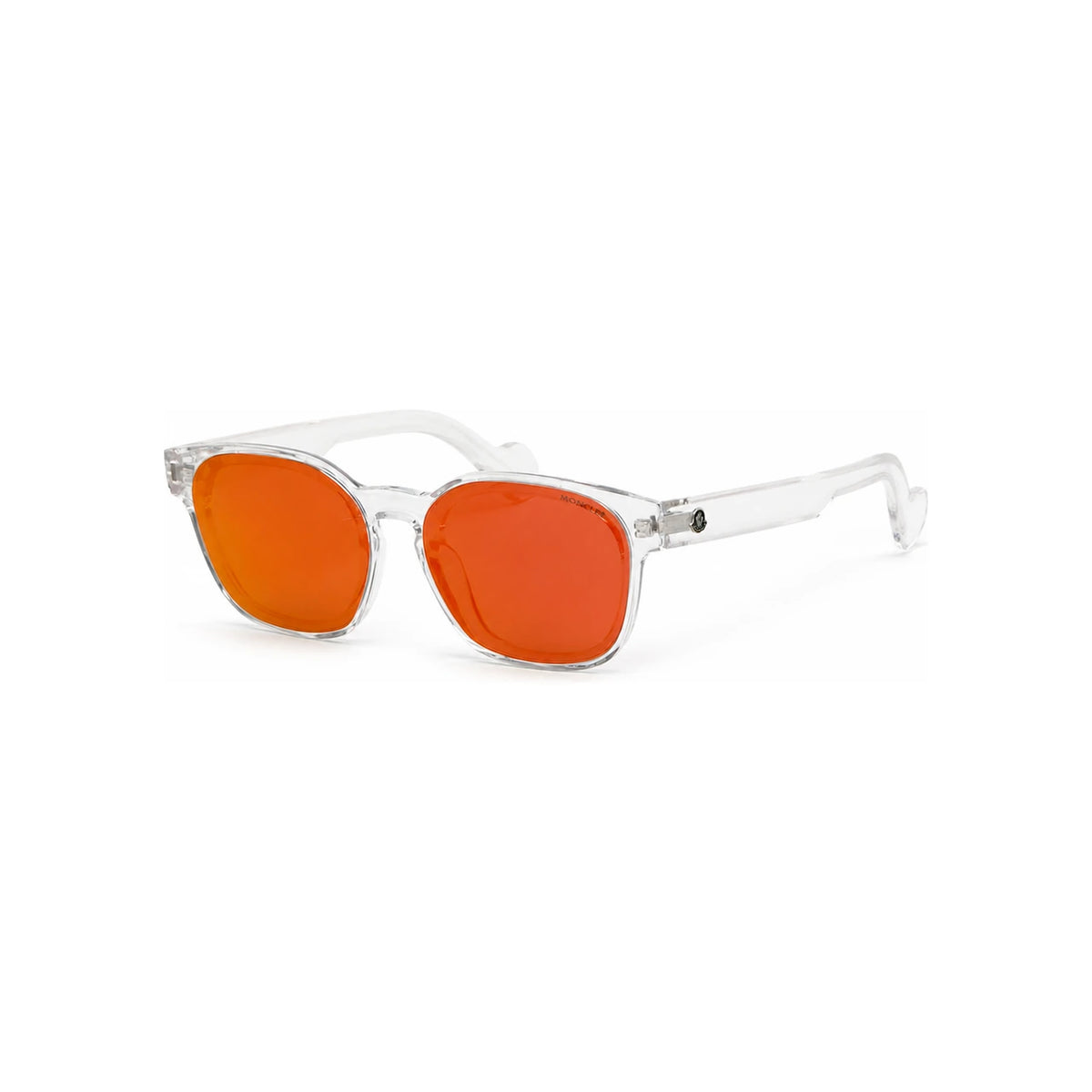 Moncler Transparent Acetate Mirror Flat Sunglasses ML0086 26U