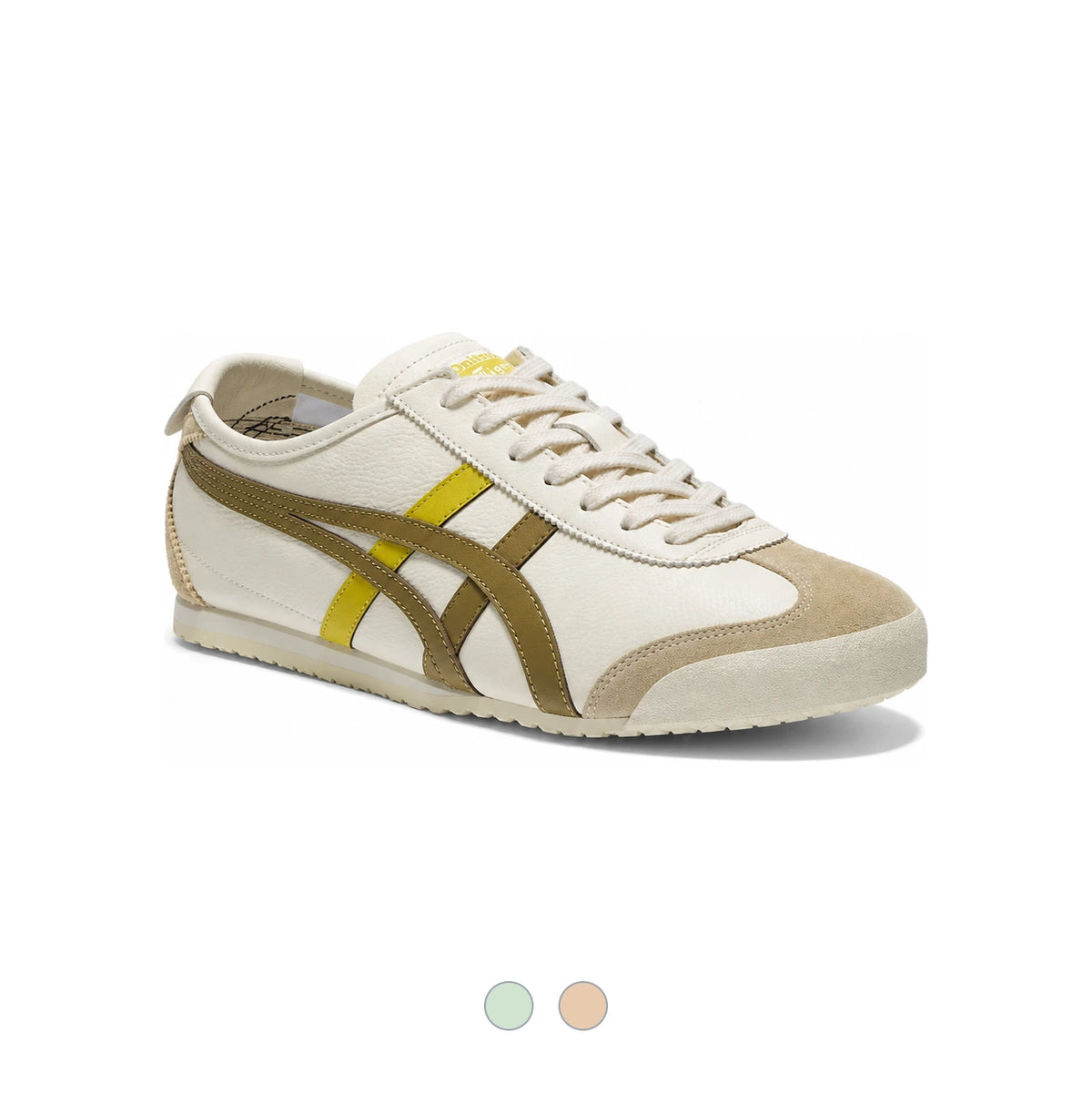 Onitsuka Tiger Mexico 66 White Black Leather Sneakers Men 1183 A201