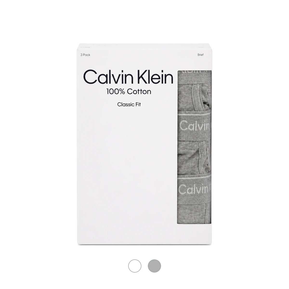 Calvin Klein Men's Cotton Classic Briefs 3-Pack Underwear NB3999 020