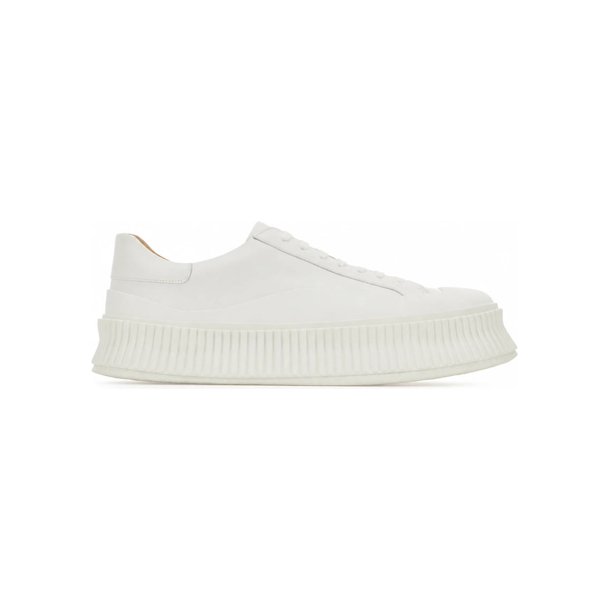 JIL SANDER Men's Platform Leather Low-Top Sneakers J32WS0018 P4833 100