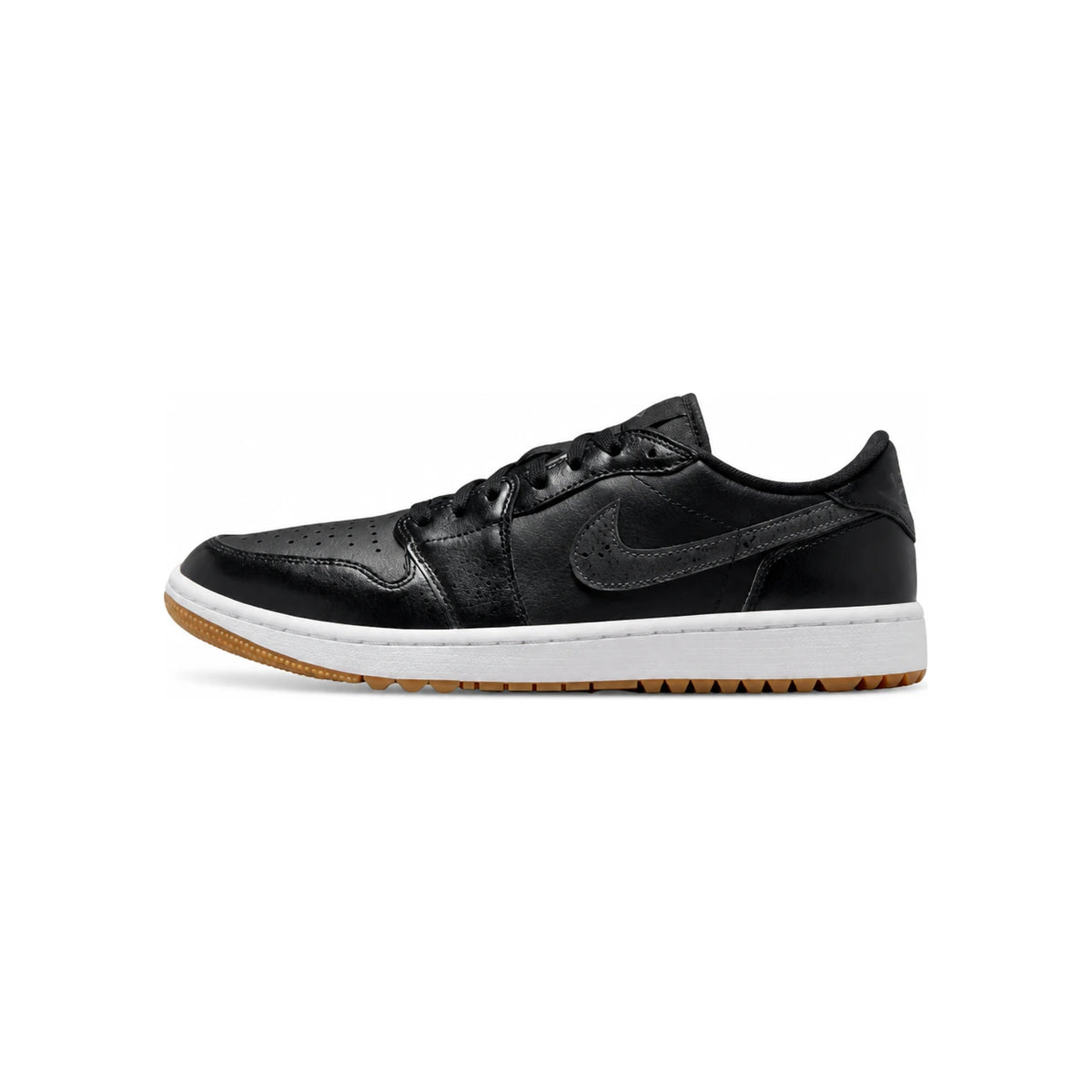 Nike Jordan 1 Low Golf Black Gum Medium Brown Sneakers DD9315 005