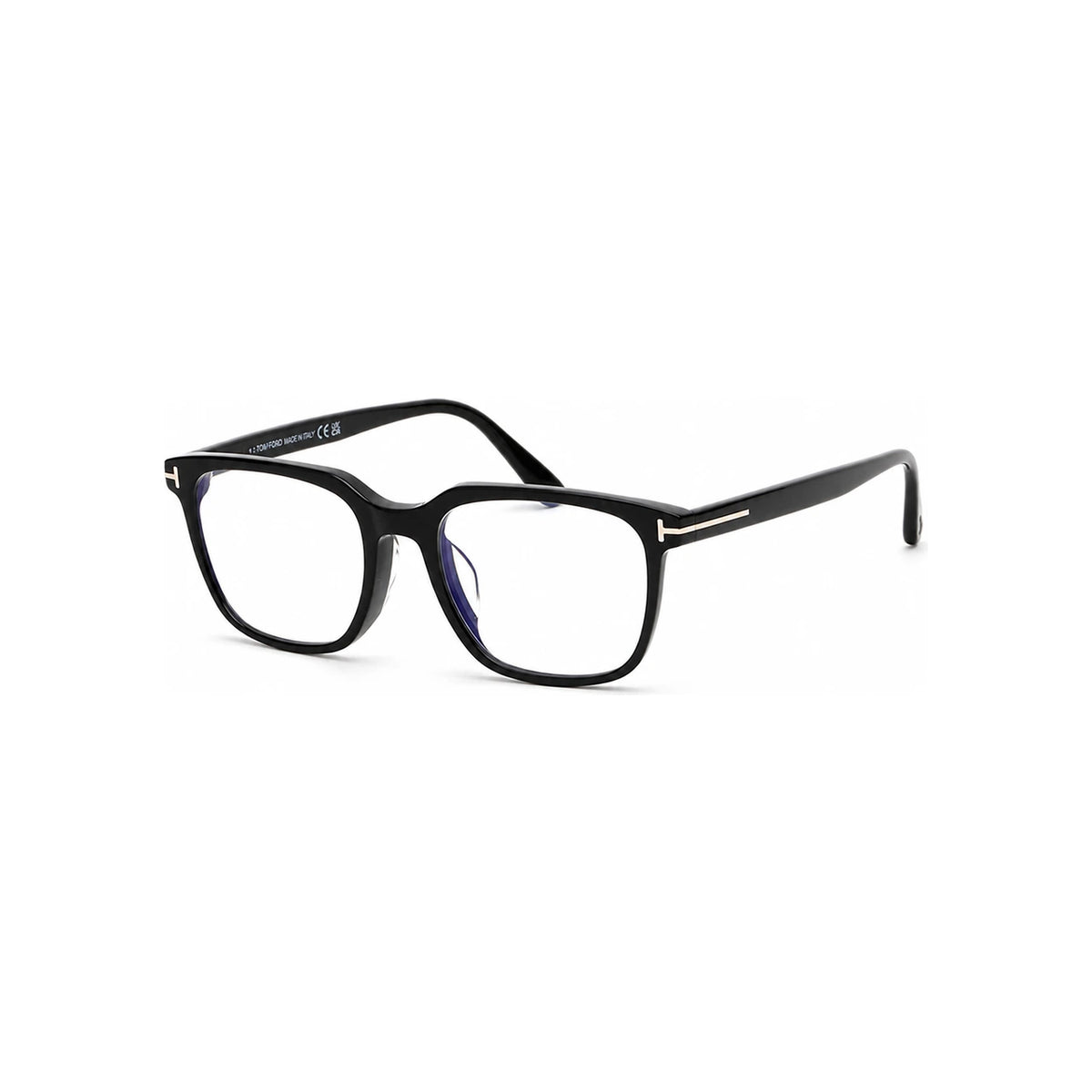TOM FORD Blue Light Blocking Asian Fit Eyeglass Frames Unisex TF5818FB 001
