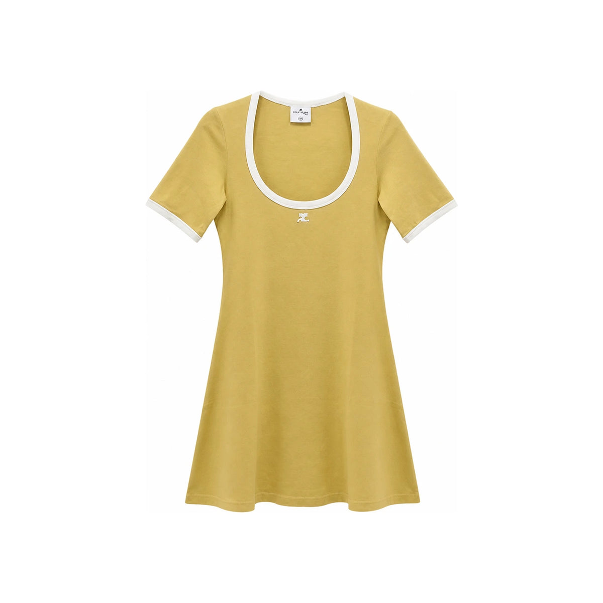 courreges Logo Cutout Mini Dress 124JRO358JS0070 B105