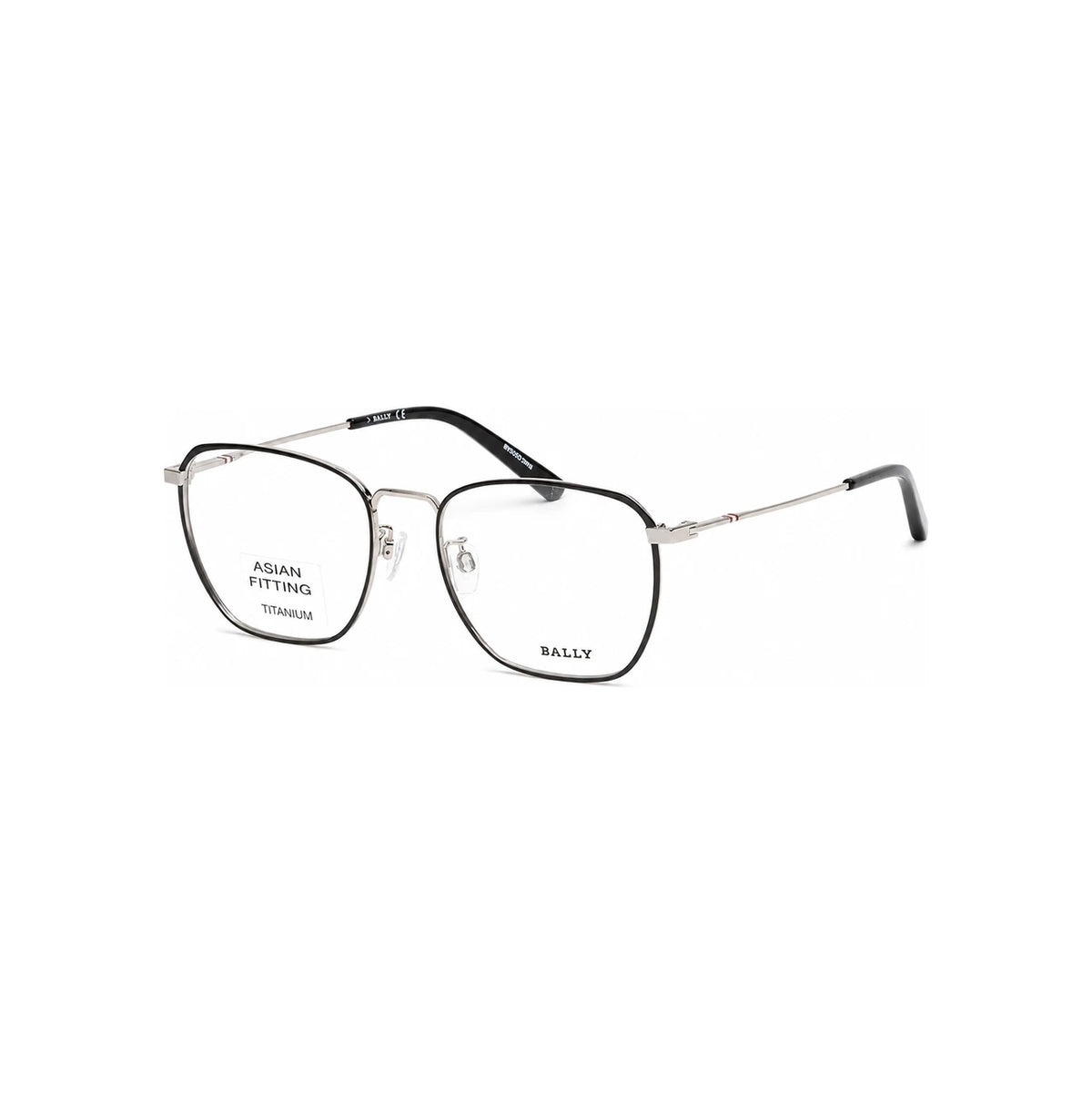 BALLY Titanium Metal Asian Fit Unisex Eyeglass Frame BY5059D 005