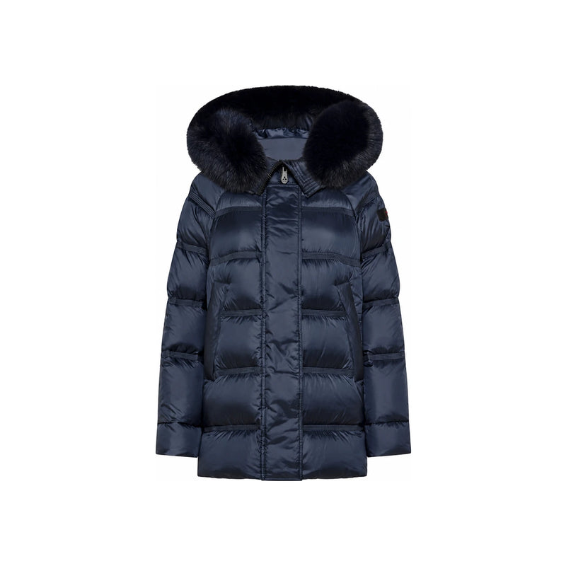 Peuterey Faux Fur Hood Goose Down Jacket for Women PED5110 215