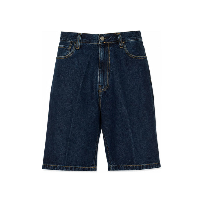 Carhartt LANDON Logo Patch Denim Shorts for Men I030469 0106