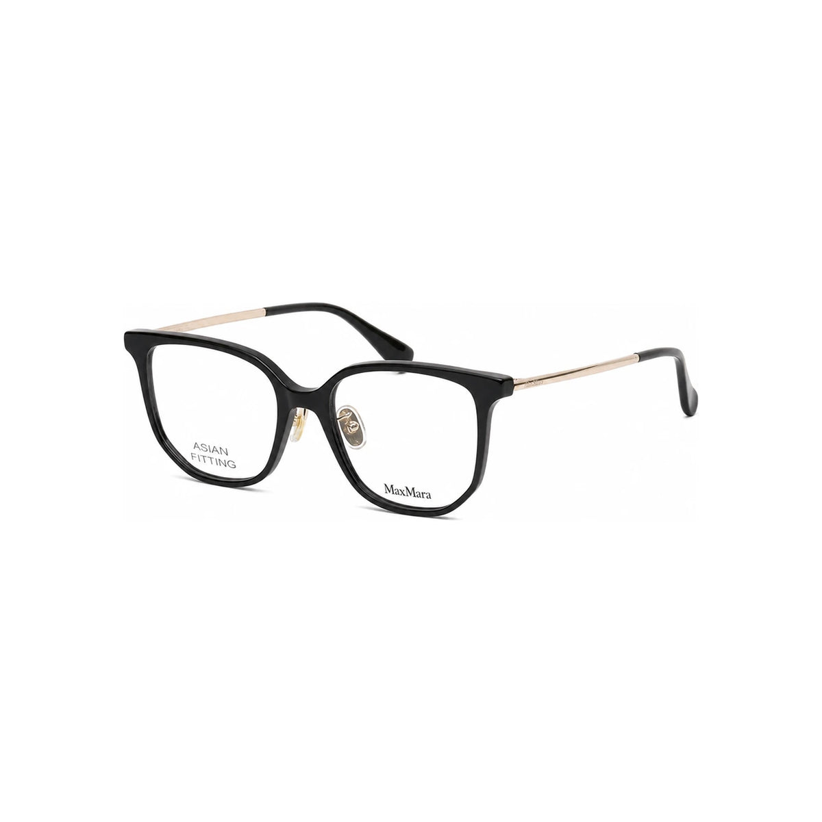 Max Mara Asian Fit Acetate Full-Rim Eyeglass Frames Unisex MM5040D 001