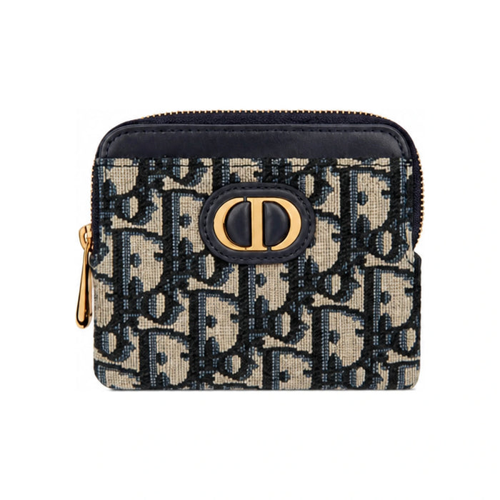 DIOR 30 Montaigne Lavender Leather Compact Wallet S2309UTZQ